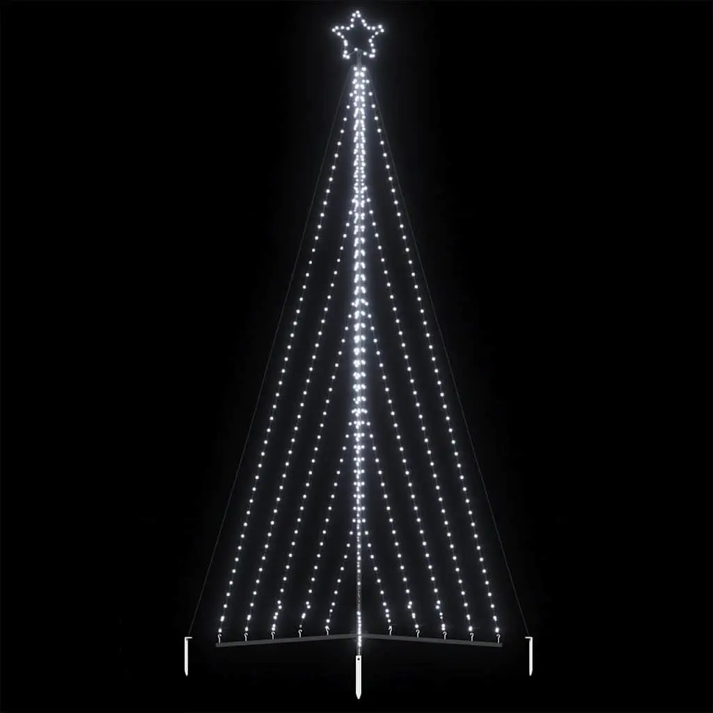 LED Christmas Tree Cold White 4045cm 570 Lights 8 Effects Indoor Outdoor