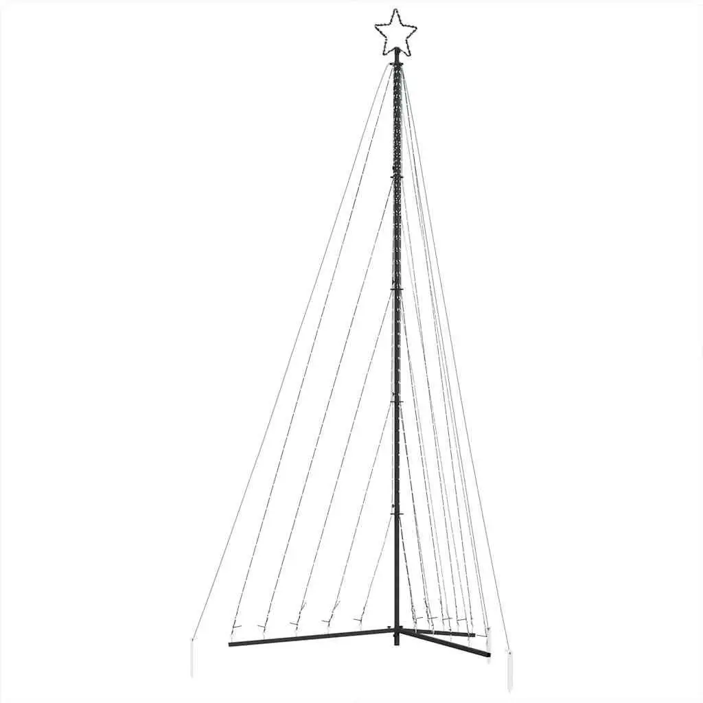 LED Christmas Tree Cold White 4045cm 570 Lights 8 Effects Indoor Outdoor