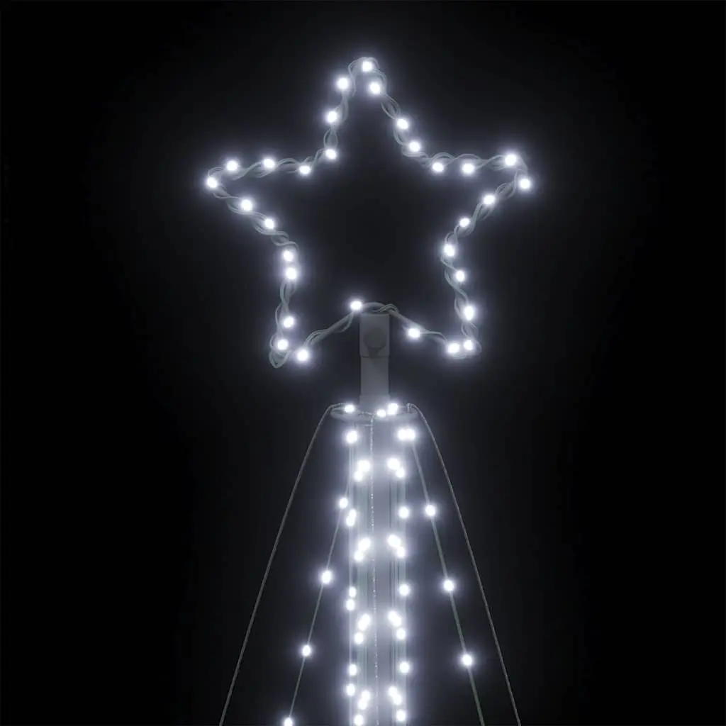 LED Christmas Tree Cold White 4045cm 570 Lights 8 Effects Indoor Outdoor