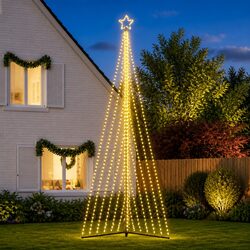 LED Christmas Tree 789 Warm White Lights 8 Effects Indoor Outdoor Holiday