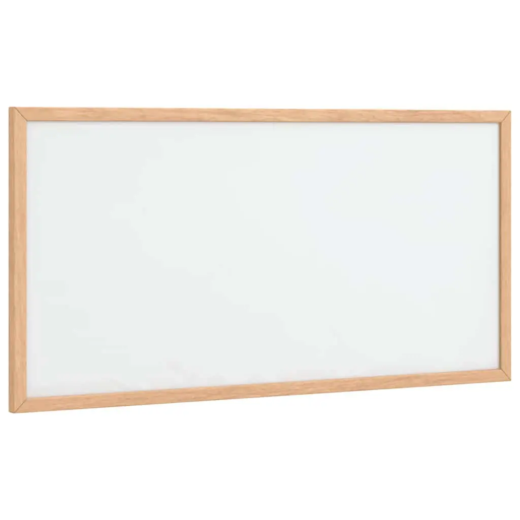 Magnetic Whiteboard Dry Erase Board Pine Wood Frame 60x30cm Smooth Lacquer-Coated Surface