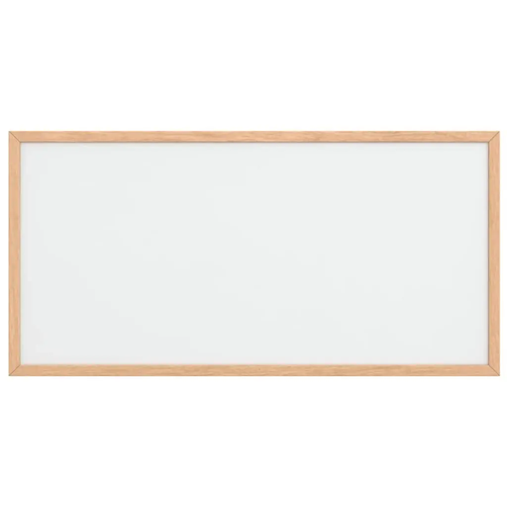Magnetic Whiteboard Dry Erase Board Pine Wood Frame 60x30cm Smooth Lacquer-Coated Surface