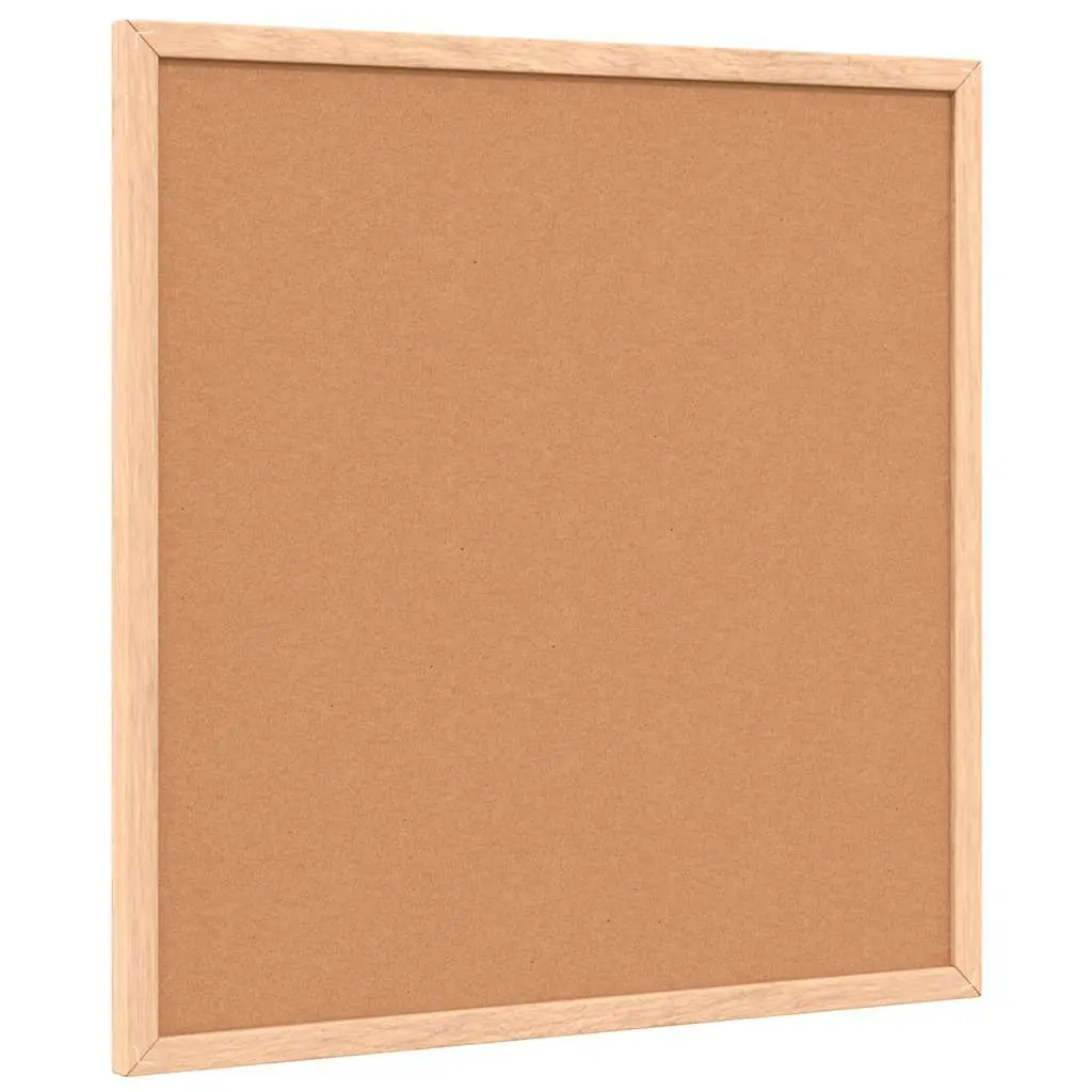 Magnetic Whiteboard Dry Erase Board Pine Wood Frame 40x40cm Smooth Lacquer-Coated Surface