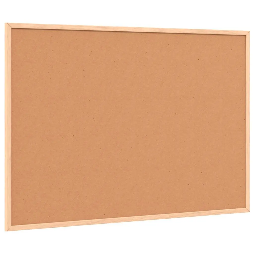Magnetic Whiteboard Pine Wood Frame 80x55 cm Smooth Lacquer Coated Surface