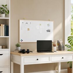 Magnetic Whiteboard with Easy Installation 100x55cm