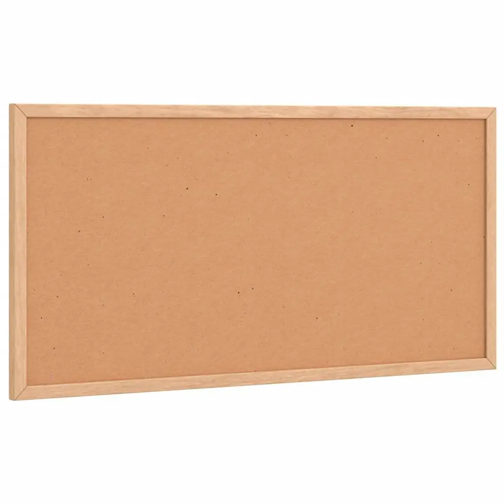 Cork Board Self-Healing Surface Solid Pine Wood Frame 60x30 cm Bulletin Notice Display