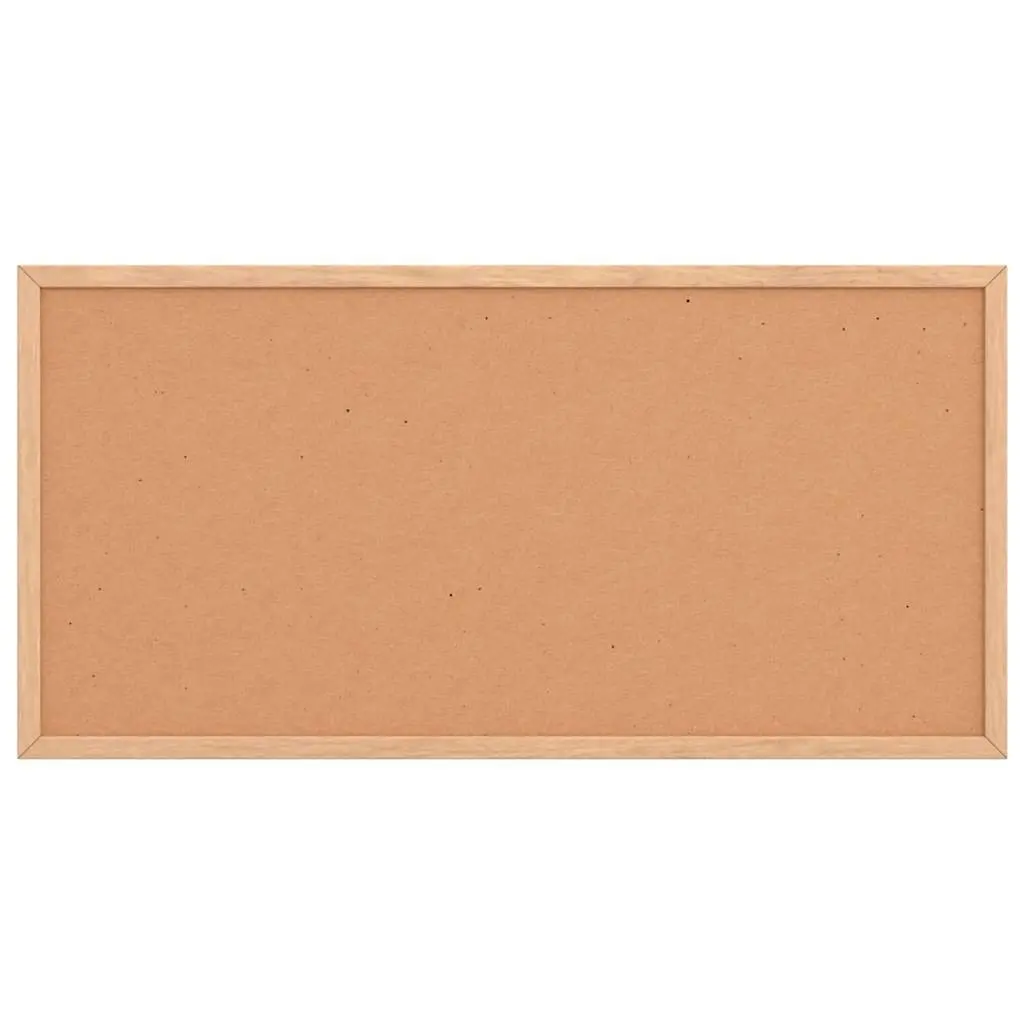 Cork Board Self-Healing Surface Solid Pine Wood Frame 60x30 cm Bulletin Notice Display