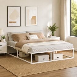 Queen Metal Bed Frame 153x203 cm - Strong and Durable