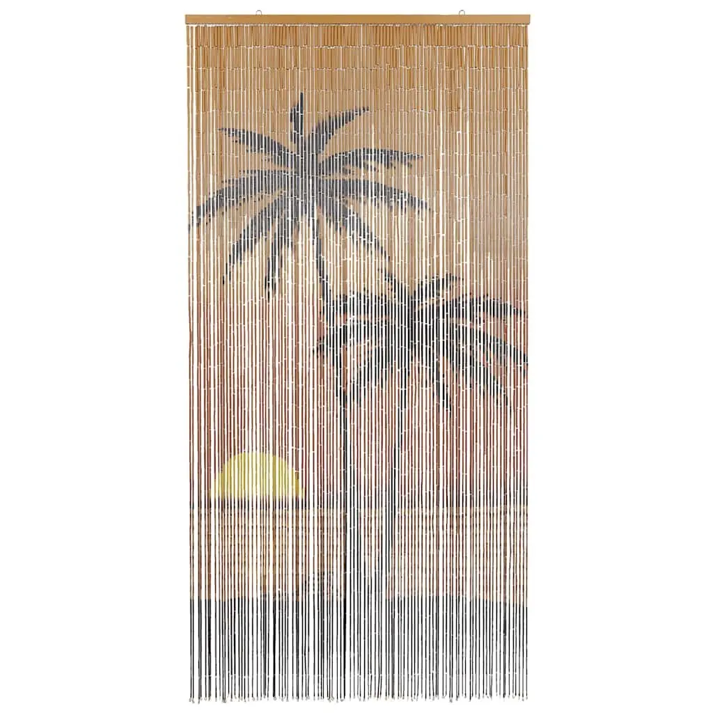 Bamboo Beaded Curtain for Insect Protection 90x220 cm