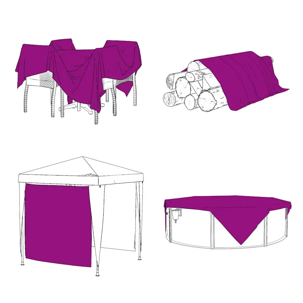 Clear Tarpaulin Transparent 3x5 m Waterproof with Eyelets