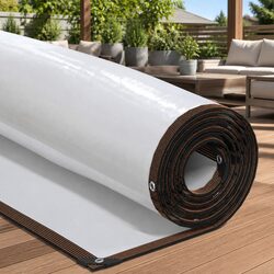 Compact 3x5 m Clear Tarpaulin with Eyelets