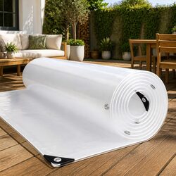 Clear Tarpaulin 3x5m with Eyelets for Easy Use