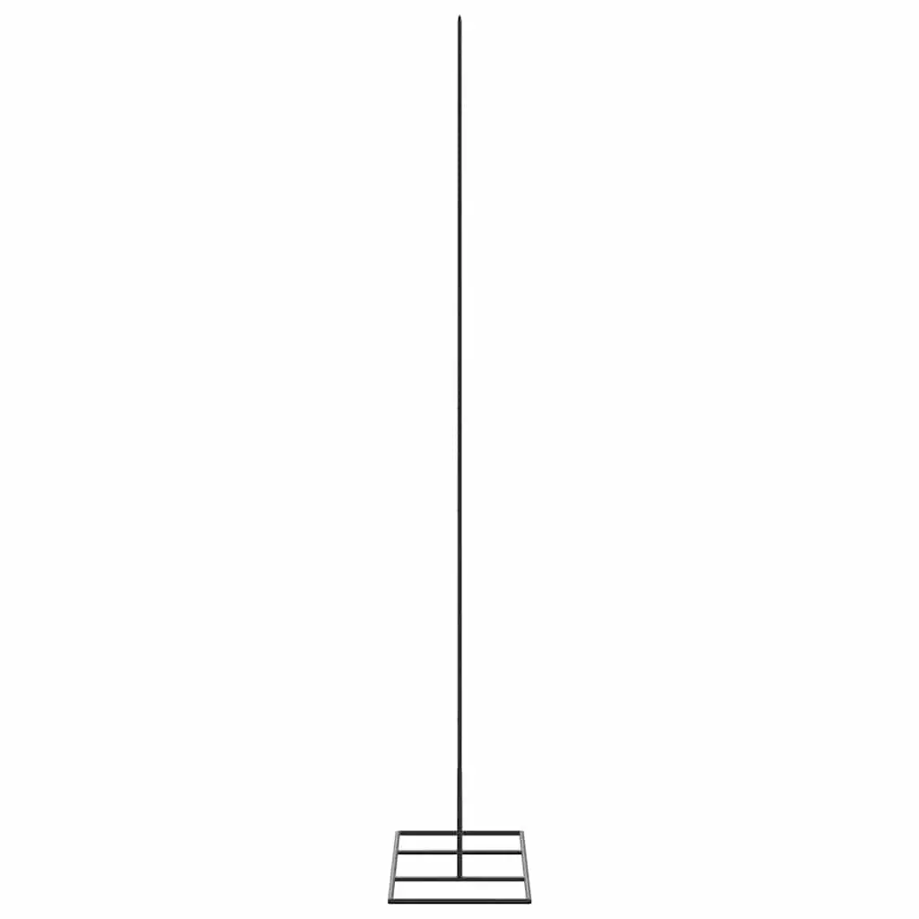 Metal Christmas Tree Frame Black 150cm DIY Modern Holiday Decor