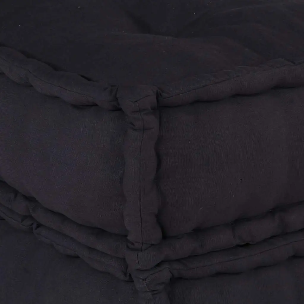 Modular Sofa Unit Anthracite Foam Filled Reconfigurable Seating