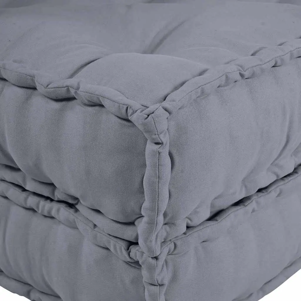Modular Sofa Unit Grey 70x70x56cm Fabric Cushion Indoor Outdoor