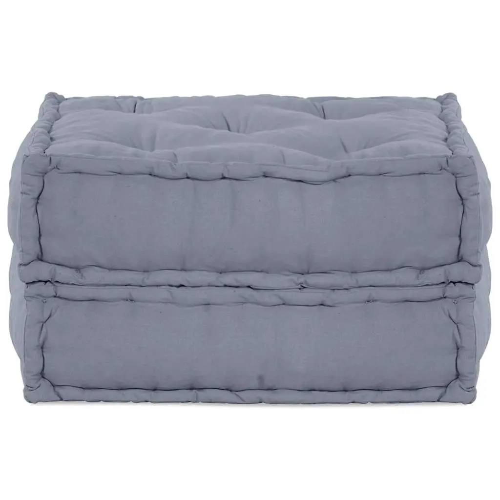 Modular Sofa Unit Grey 70x70x36cm Fabric Breathable Cushion Indoor Outdoor