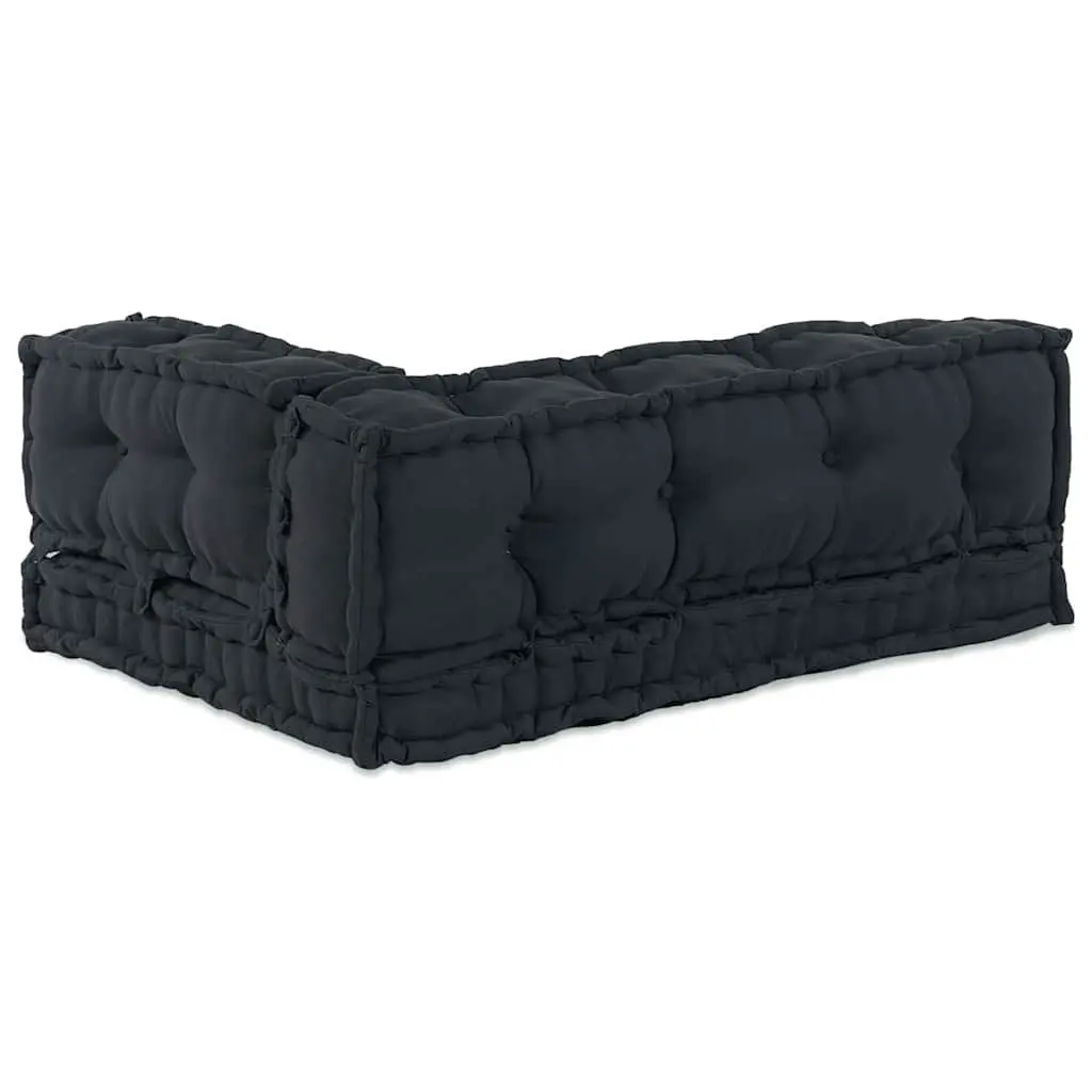 Pallet Sofa Cushion Anthracite 120 x 80 x 38 cm Modular Fabric Indoor