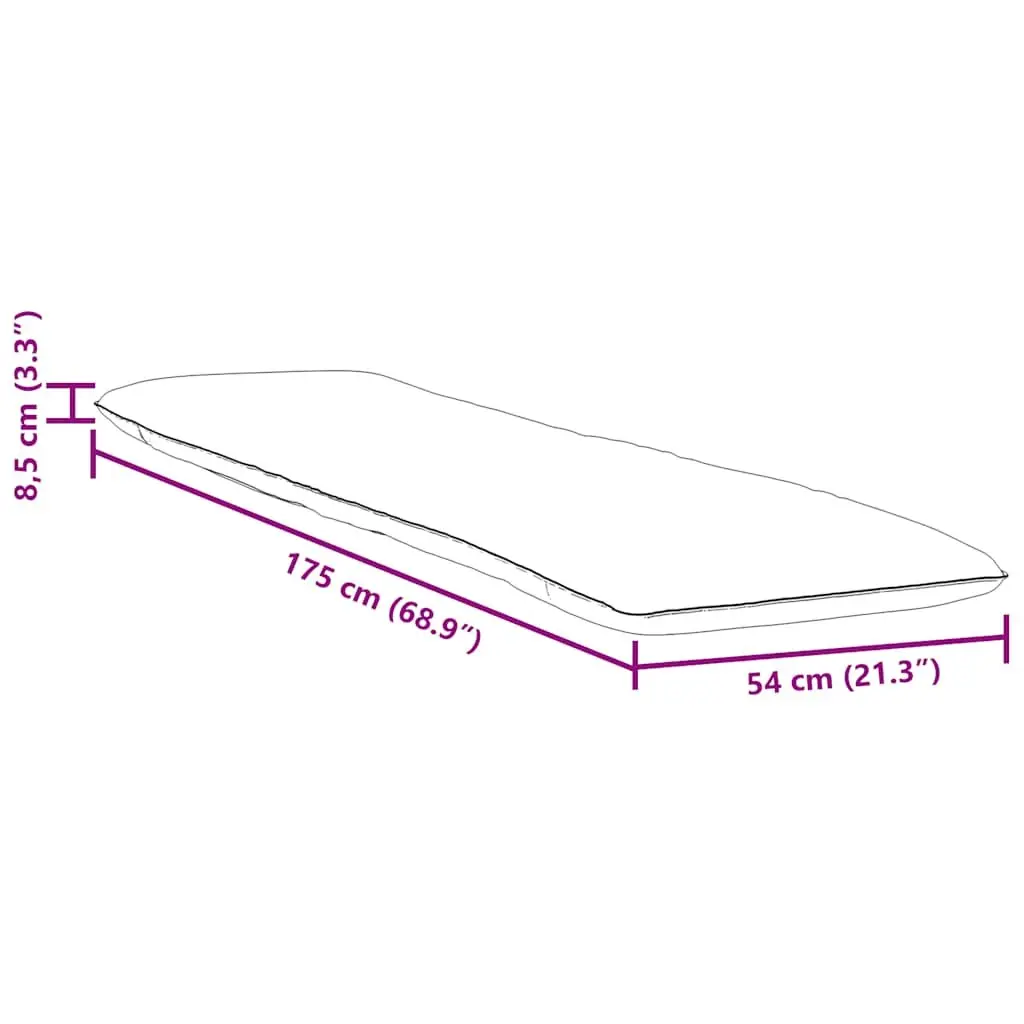 Folding Sun Lounger with 5 Positions for Comfort