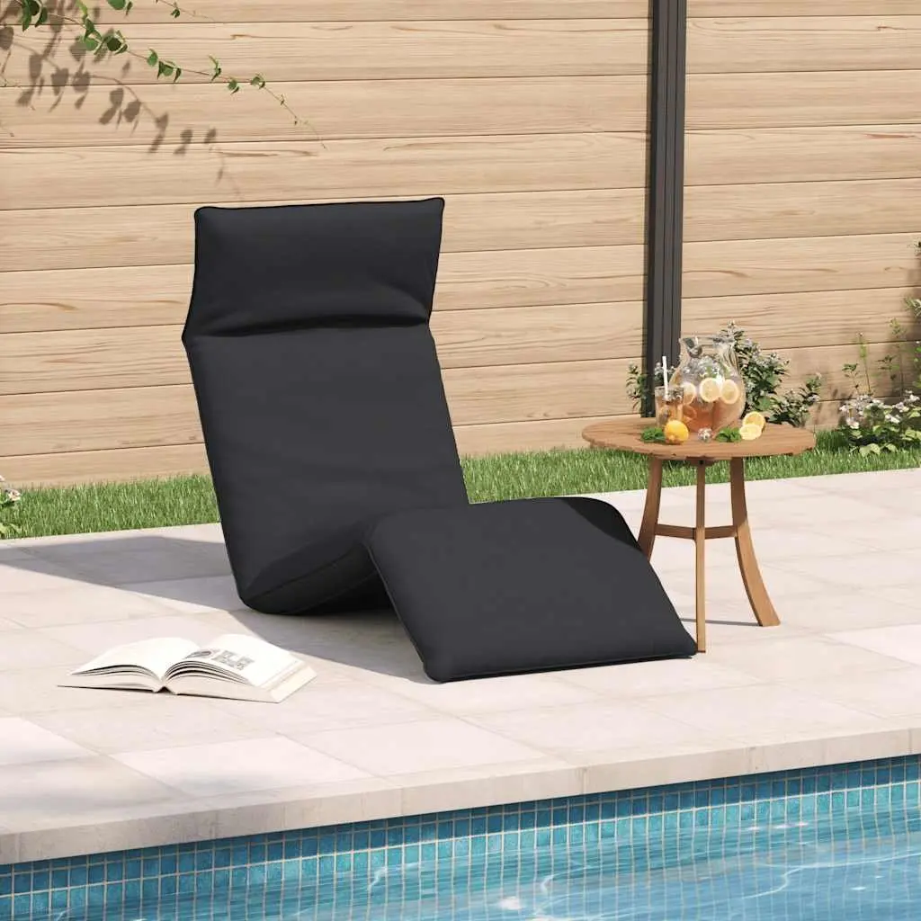 Folding Sun Lounger with 5 Reclining Options