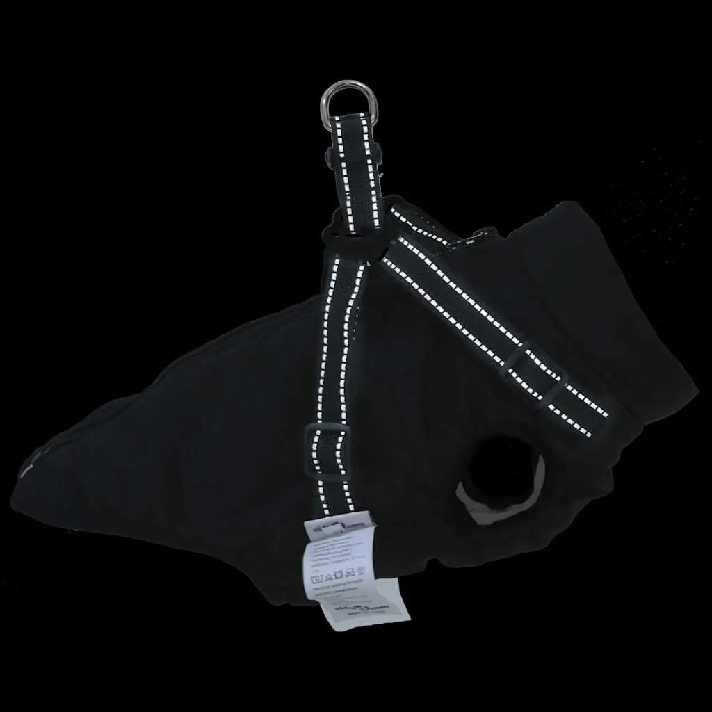 Dog Coat with Built-in Harness Waterproof Reflective Winter Jacket Warm Pet
