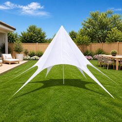Compact Hexagon Star Gazebo 10m: Effortless Outdoor Setup