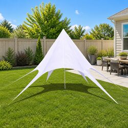 Compact and Functional 14m Hexagon Gazebo Canopy