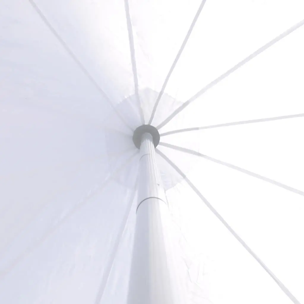 Hexagon Star Gazebo Garden Pavilion 14m White Outdoor Canopy Shelter