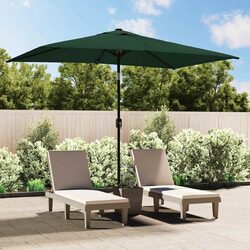 Compact Garden Parasol 200 x 300 cm for Shade