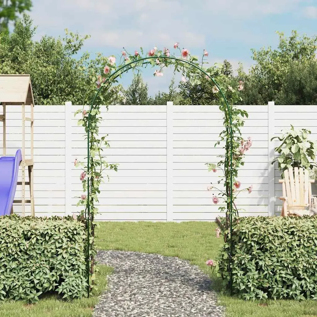 Garden Arch Green 2.4m Outdoor Trellis Support Structure for Climbing Plants