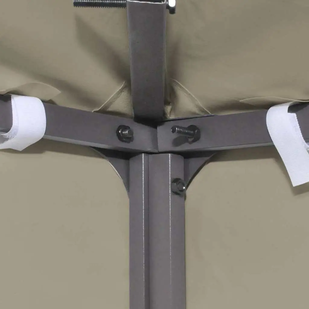 Gazebo Canopy Top Cover Replacement Beige 3x3m Waterproof PVC Coated Outdoor