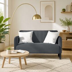 Grey Velvet Loveseat Sofa: Stylish and Sturdy