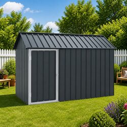 Bird Cage Anthracite Outdoor Garden Aviary Galvanised Steel Rectangular