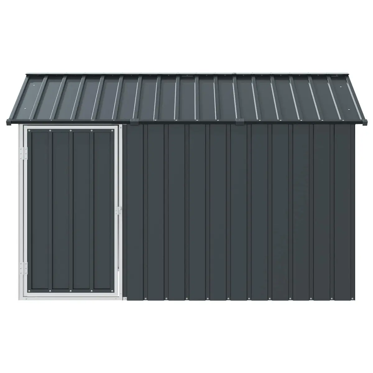 Bird Cage Anthracite Rectangular Galvanised Steel Outdoor Garden Aviary