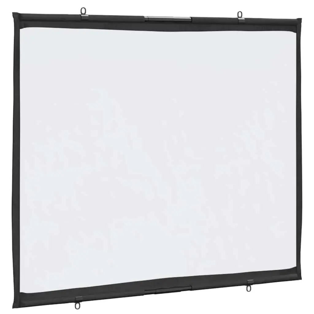 Projection Screen Wall-Hanging 60 Inch 4:3 Matte White Home Theater Classroom