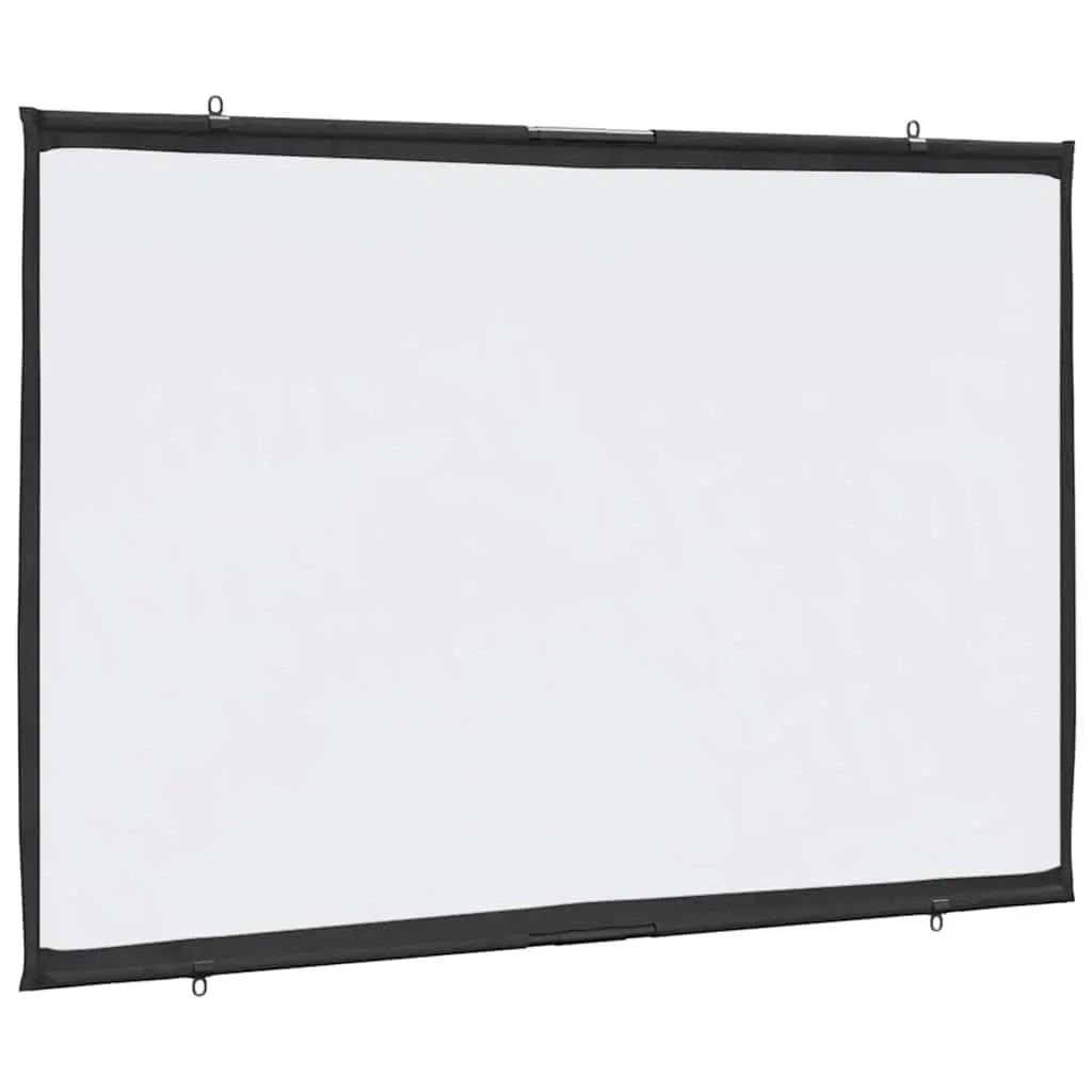 Projection Screen Wall-Hanging 60 Inch 16:9 White Matte Home Theater Office