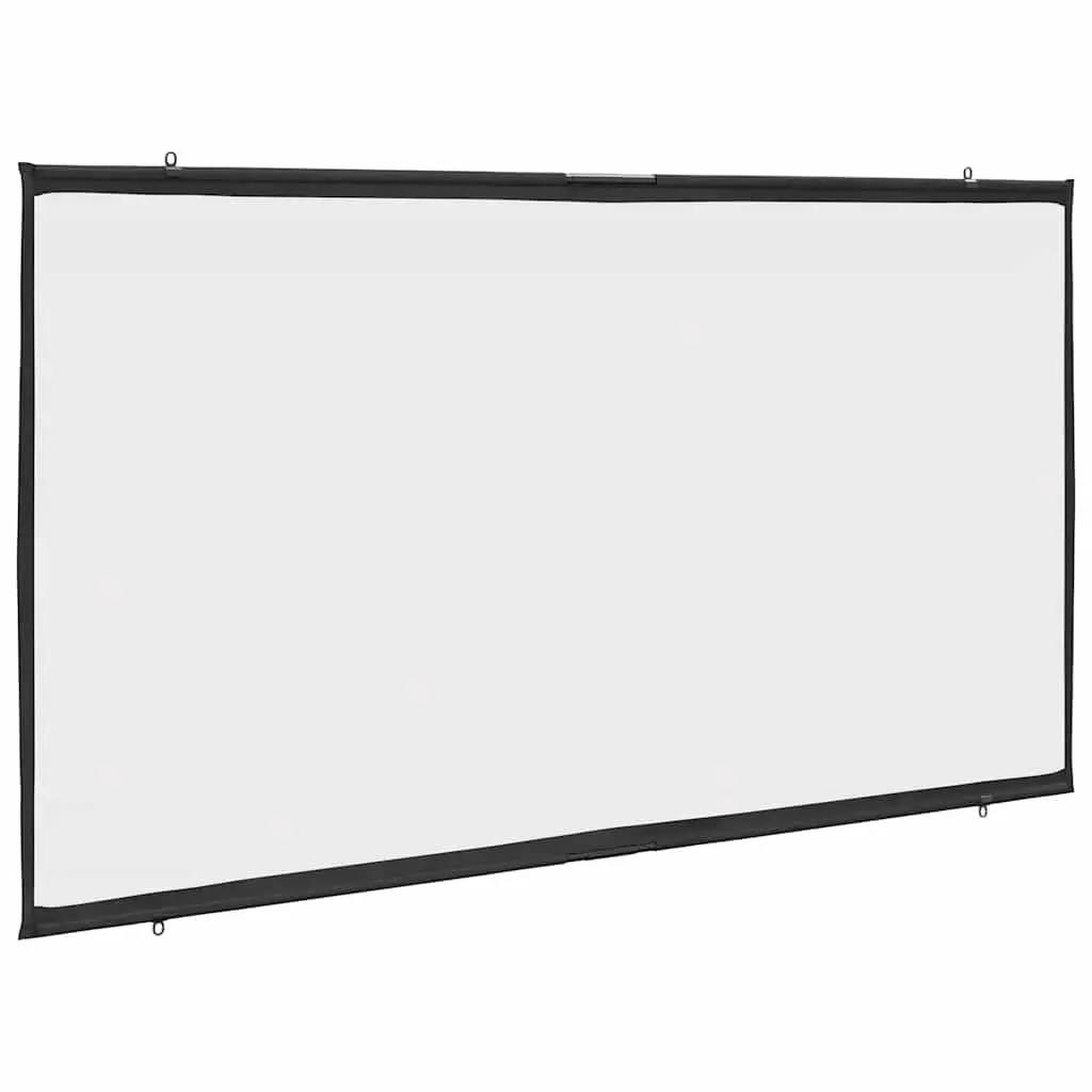 Projection Screen Wall-Hanging 84 Inch 16:9 Matte White Home Theater Classroom