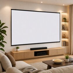108 Inch Projection Screen with Easy Setup and Clear Images