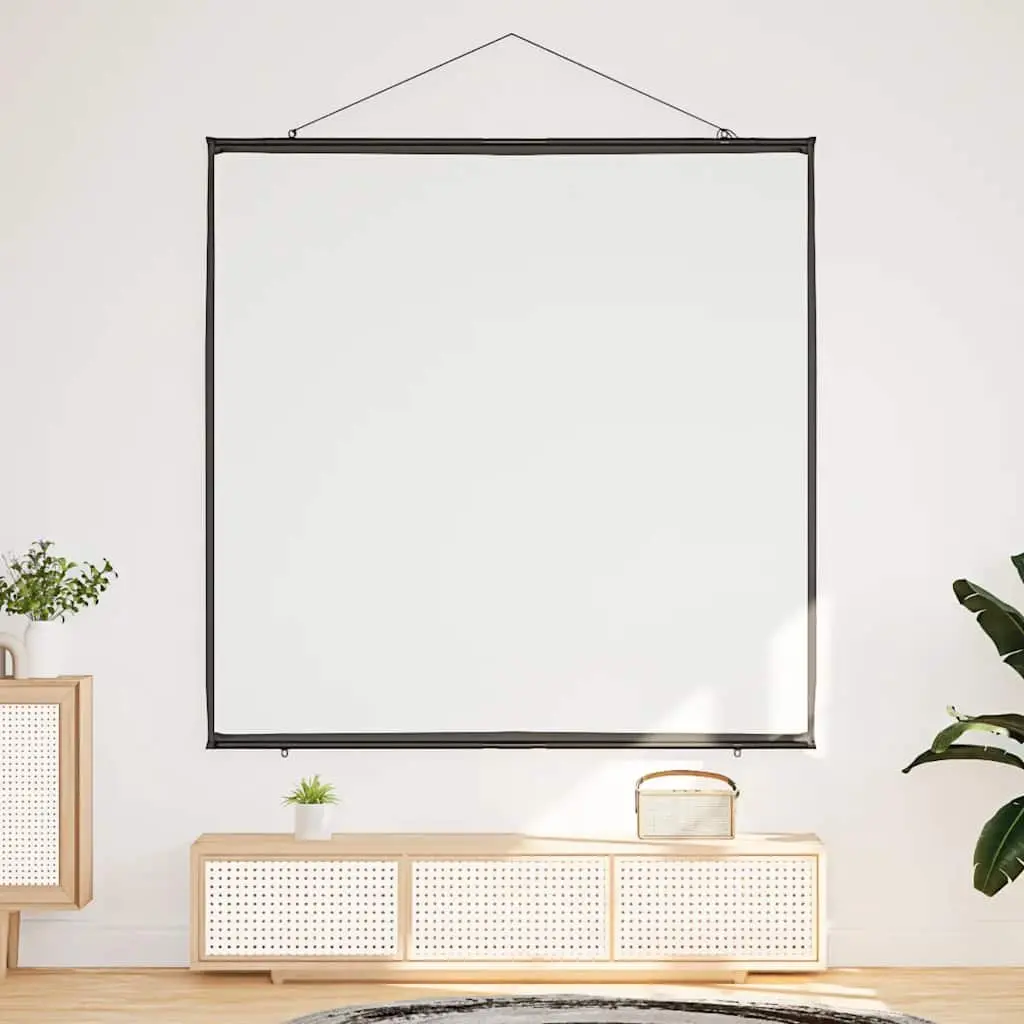 Projection Screen Wall-Hanging 81 Inch 1:1 Aspect Ratio Home Theater Classroom