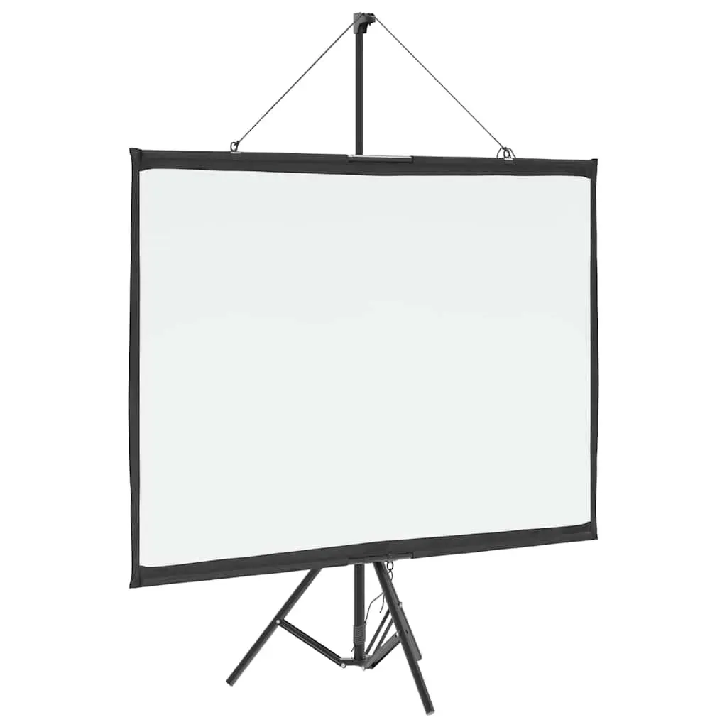 Projection Screen 50 Inch 4:3 Tripod Portable Matte for Home Theater Office