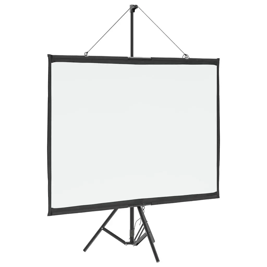 Projection Screen White 60 Inch Matte Portable Tripod Manual