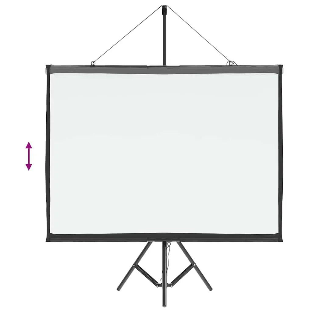 Projection Screen White 60 Inch Matte Portable Tripod Manual