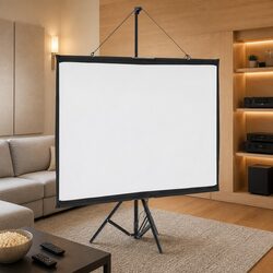 Compact and Confident 72 Inch Projection Screen