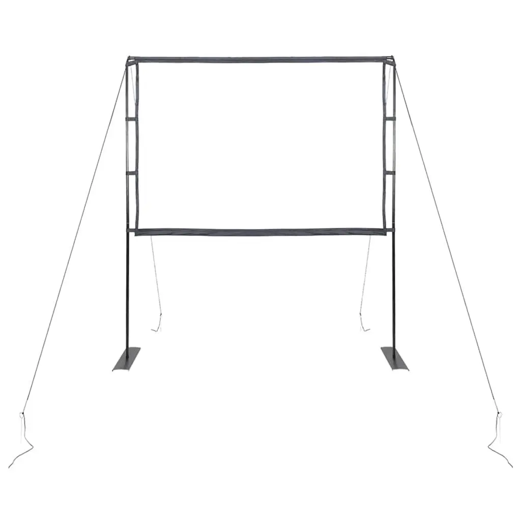 Projection Screen 84 Inch 4:3 Portable Projector Display with Double Stands