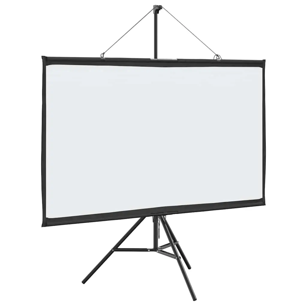 72 Inch Projection Screen 16:9 Tripod Stand Home Theater Classroom Conference