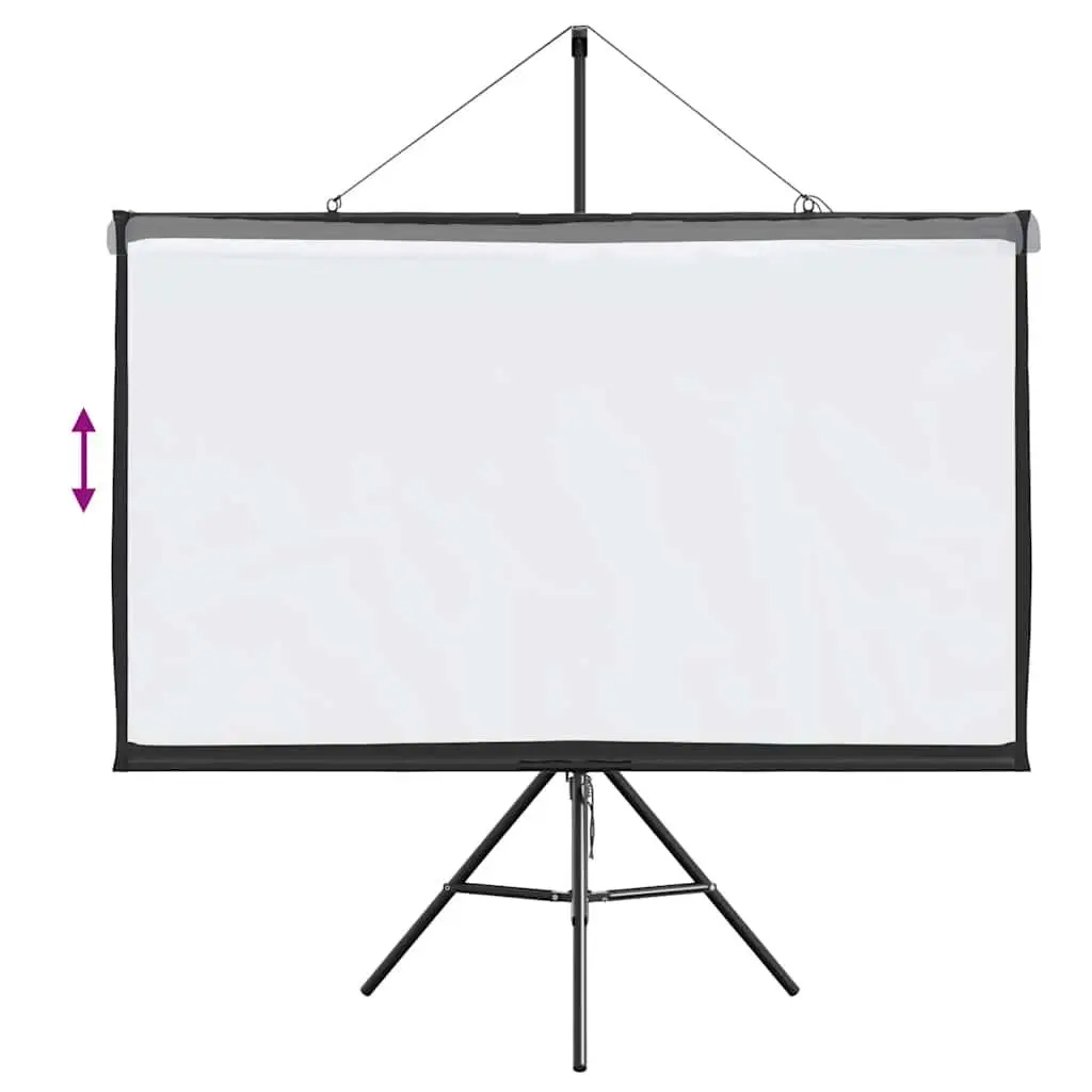 72 Inch Projection Screen 16:9 Tripod Stand Home Theater Classroom Conference