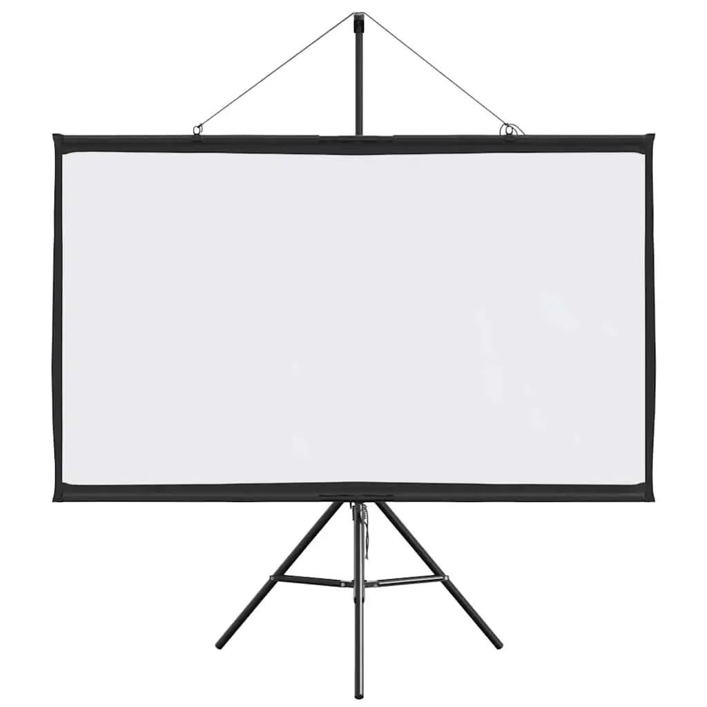 72 Inch Projection Screen 16:9 Tripod Stand Home Theater Classroom Conference