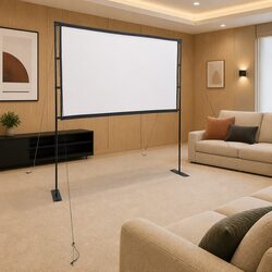 Compact and High-Quality 84 Inch Projector Screen