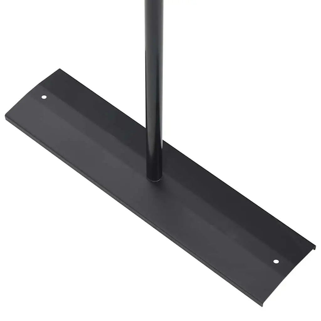 90 Inch White Portable Projection Screen Manual Display with Double Stands for Home Theater