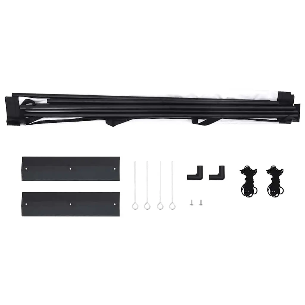 90 Inch White Portable Projection Screen Manual Display with Double Stands for Home Theater