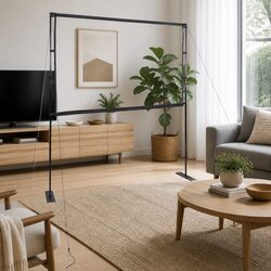 100 Inch Projection Screen with Stands